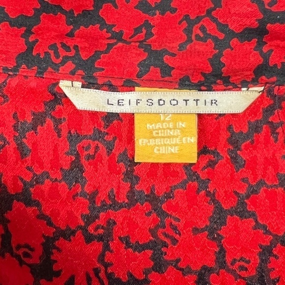 Leifsdottir Anthropologie Silk Blouse - Picture 6 of 8